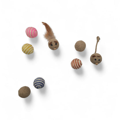 Katzenspielzeug Sisal Ball