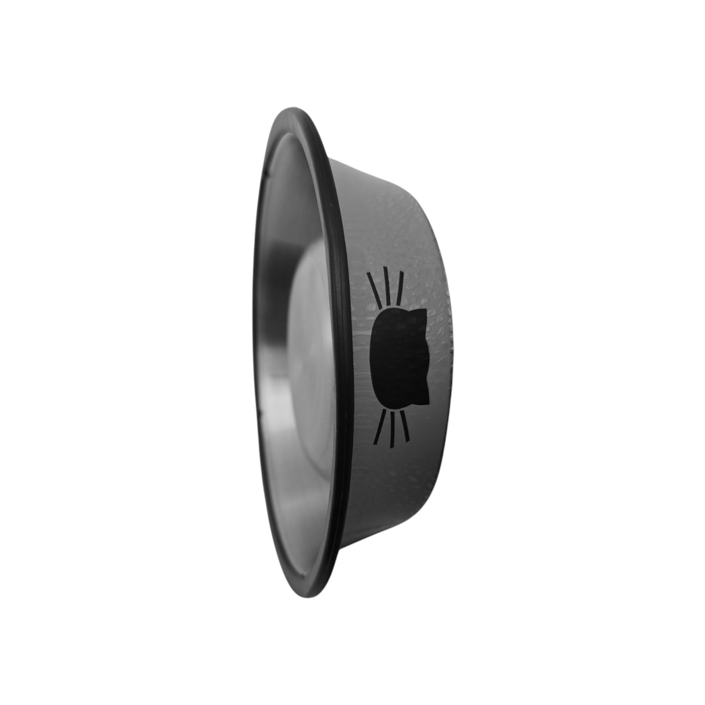 Katzen Futternapf Grau