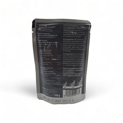 Katzen Nassfutter "Rind & Pute mit Petersilie & Distelöl"