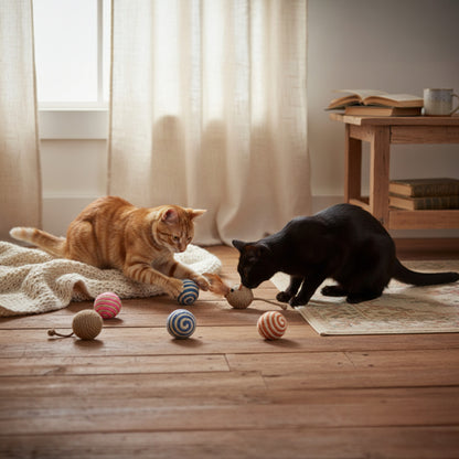 Katzenspielzeug Sisal Ball